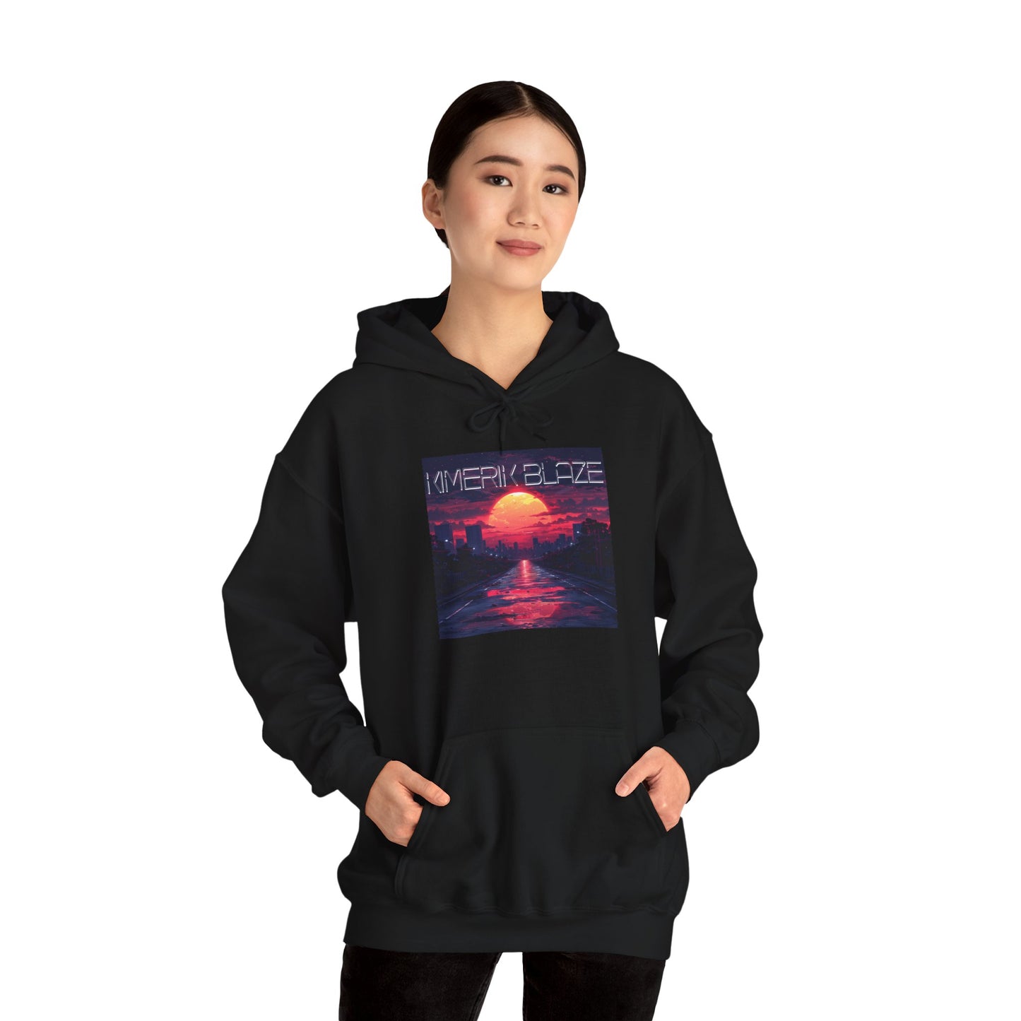 Synthwave Unisex Heavy Blend™ Hooded Sweatshirt