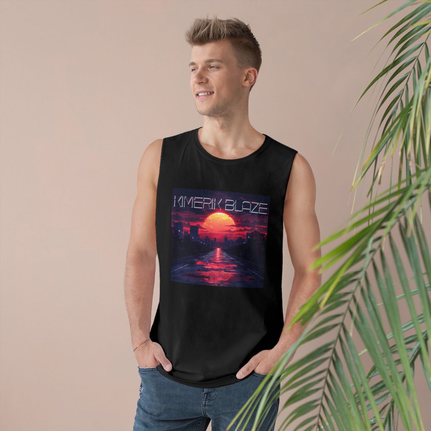 Synthwave Unisex Barnard Tank