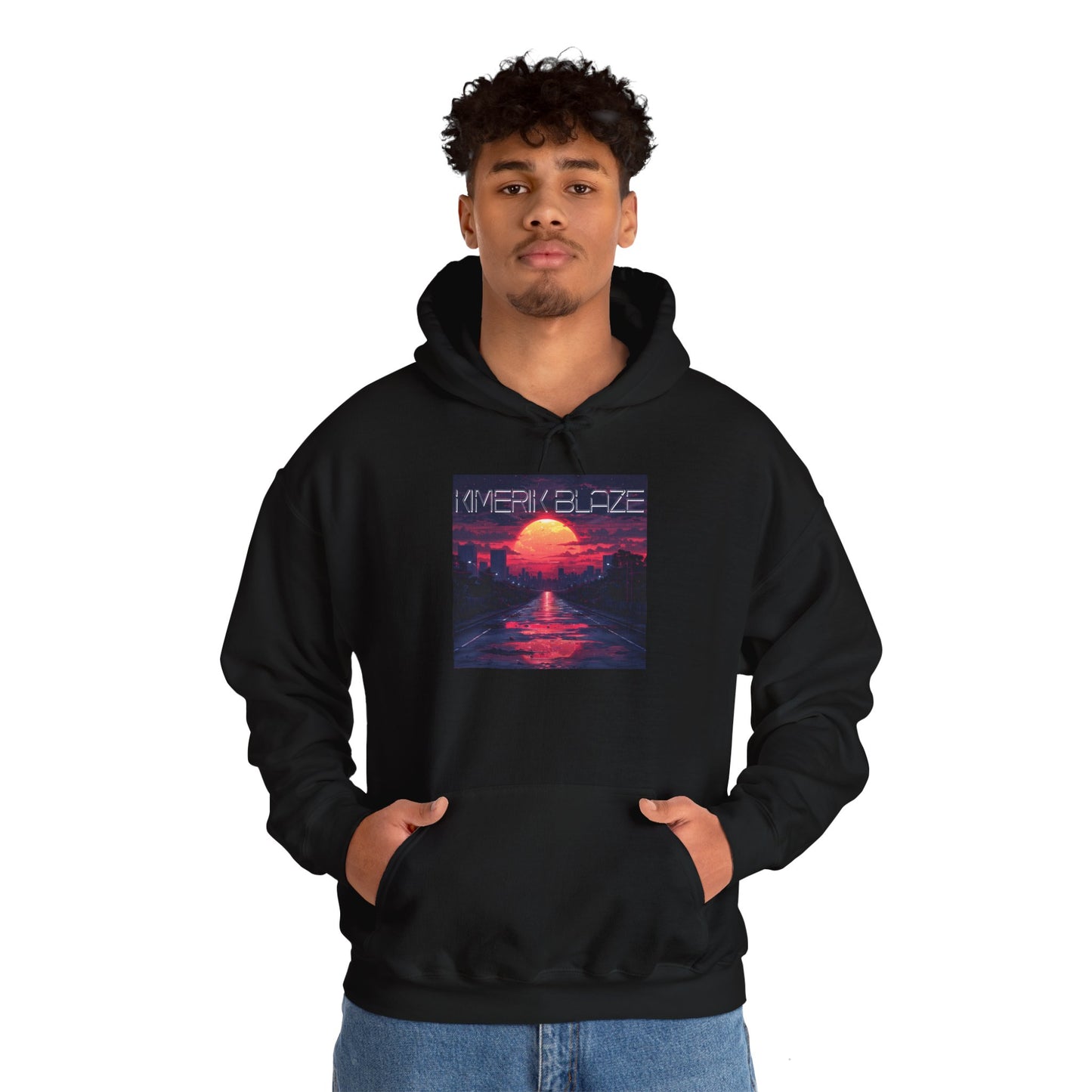 Synthwave Unisex Heavy Blend™ Hooded Sweatshirt