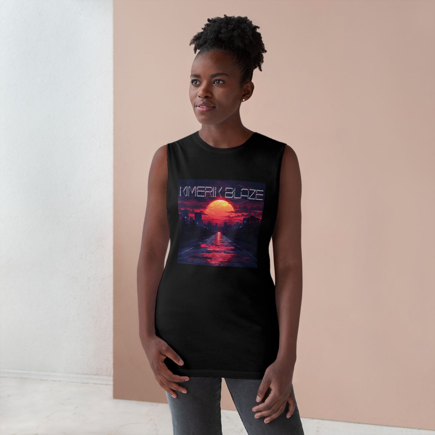 Synthwave Unisex Barnard Tank